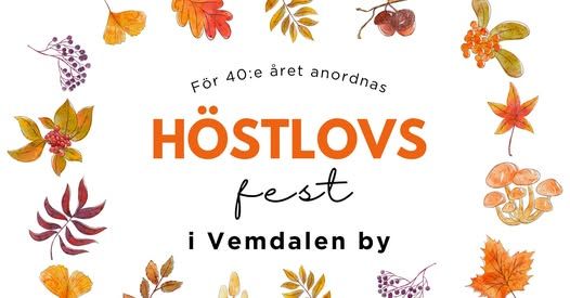 HÖSTLOVSFEST<br type=