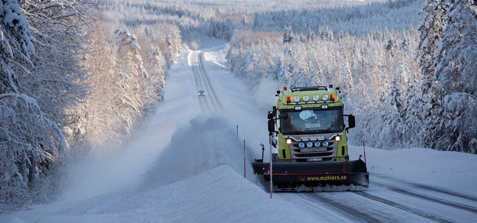 Mycket snö har kommit